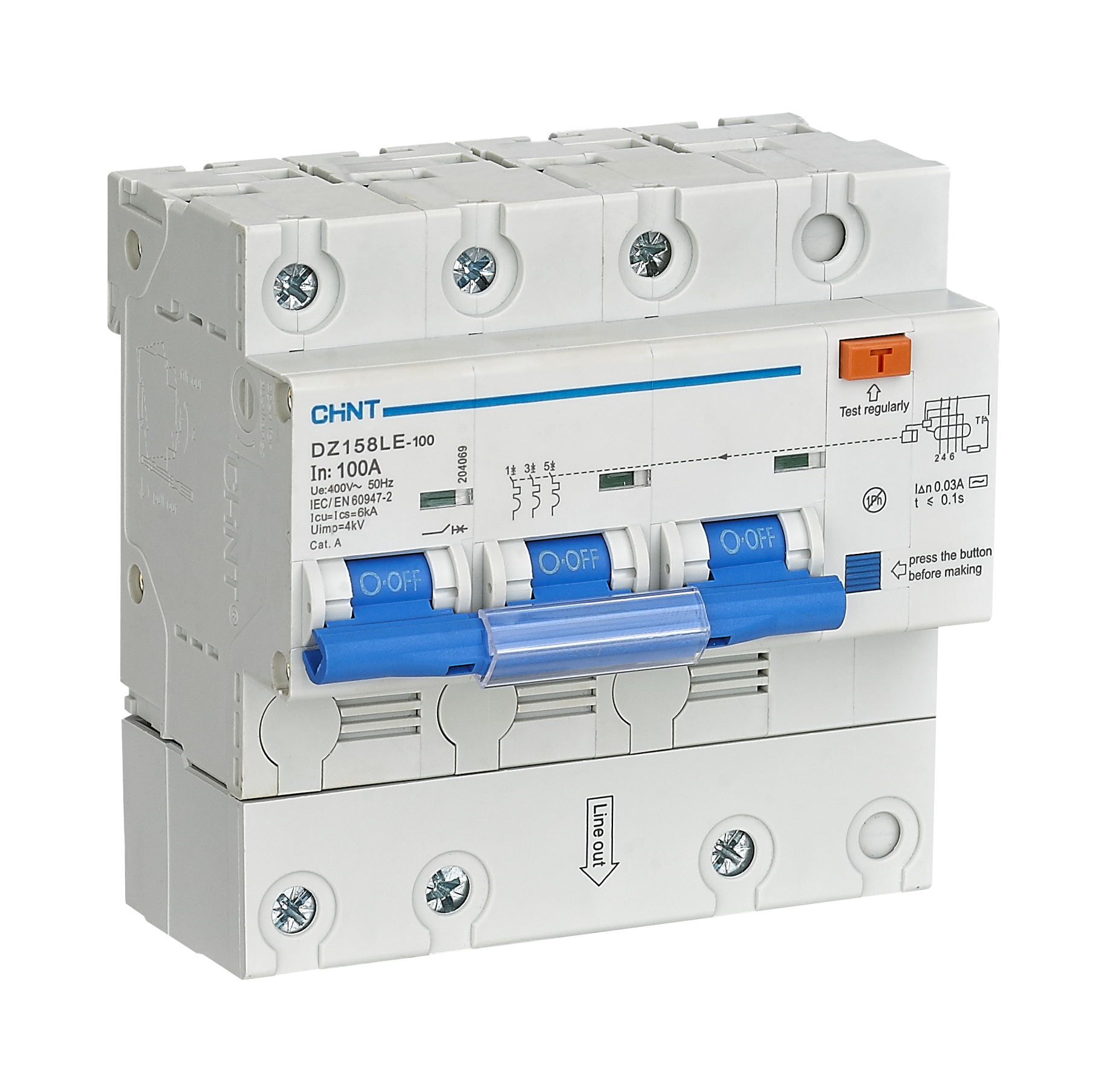 DZ158LE Residual Current Operated Circuit Breaker