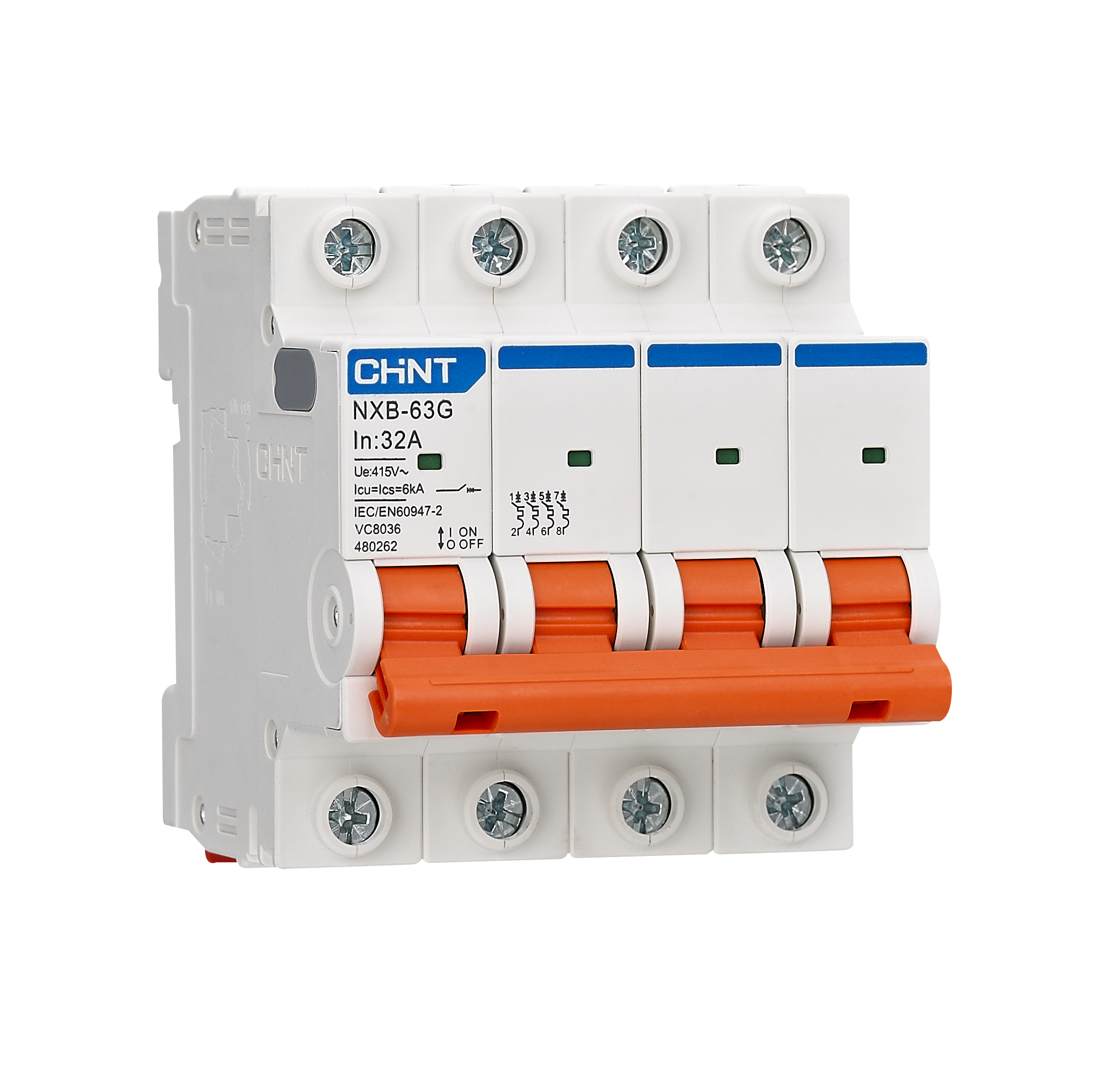 NXB-63G Moulded Case Circuit Breaker Datasheet & Manual | CHINT Singapore クンルン 遮断スイッチ サーキットブレーカー NXB-63 4P C 63A
