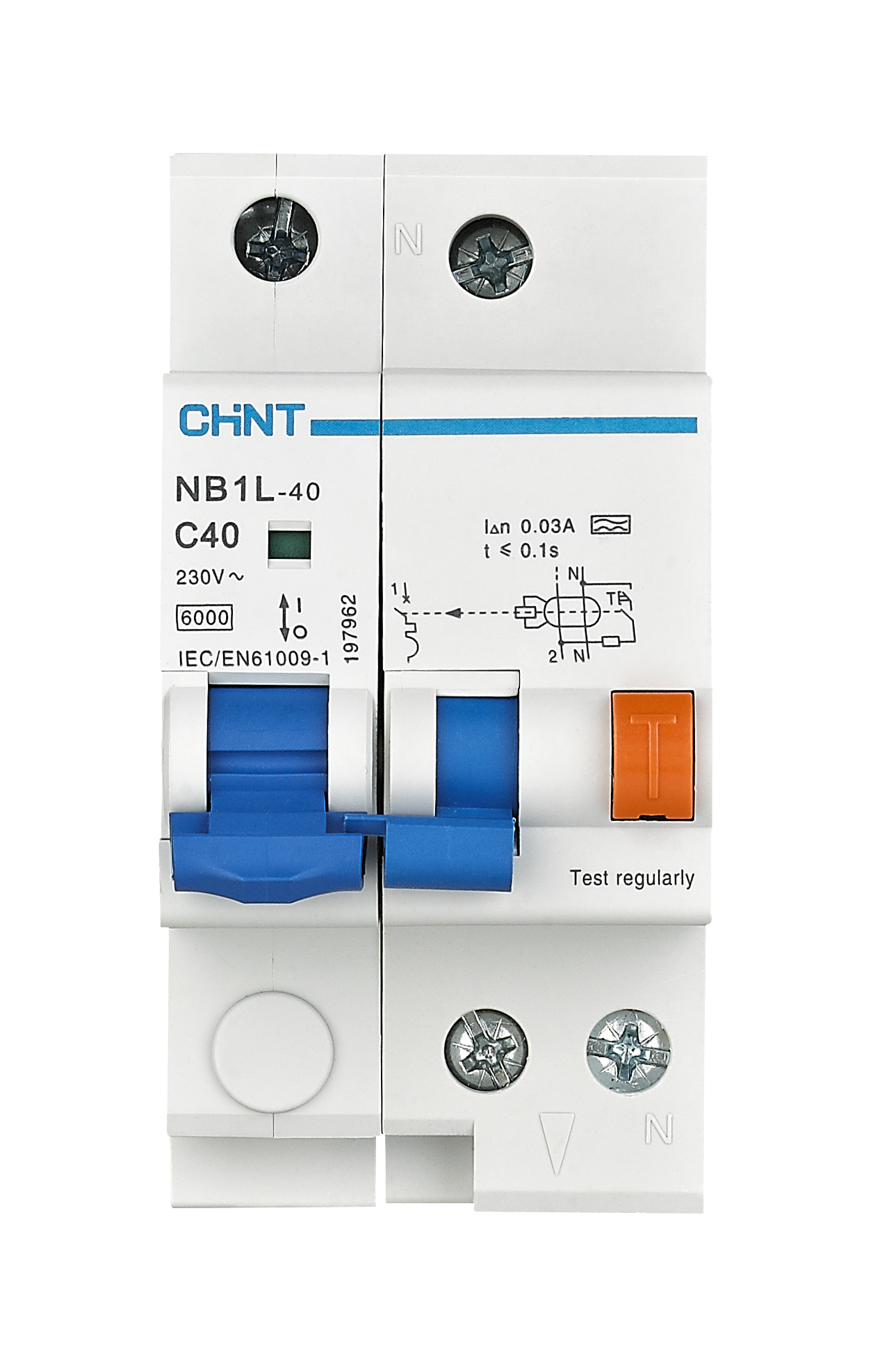 NB1L Residual Current Operated Circuit Breaker with Over-current Protection(Magnetic)