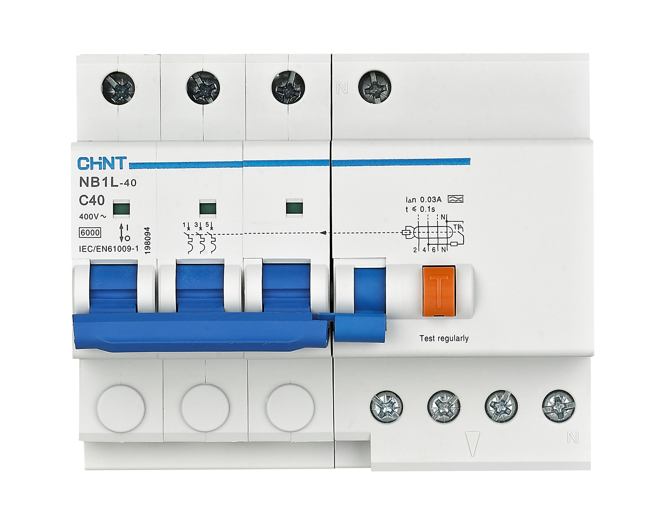 NB1L Residual Current Operated Circuit Breaker with Over-current Protection(Magnetic)