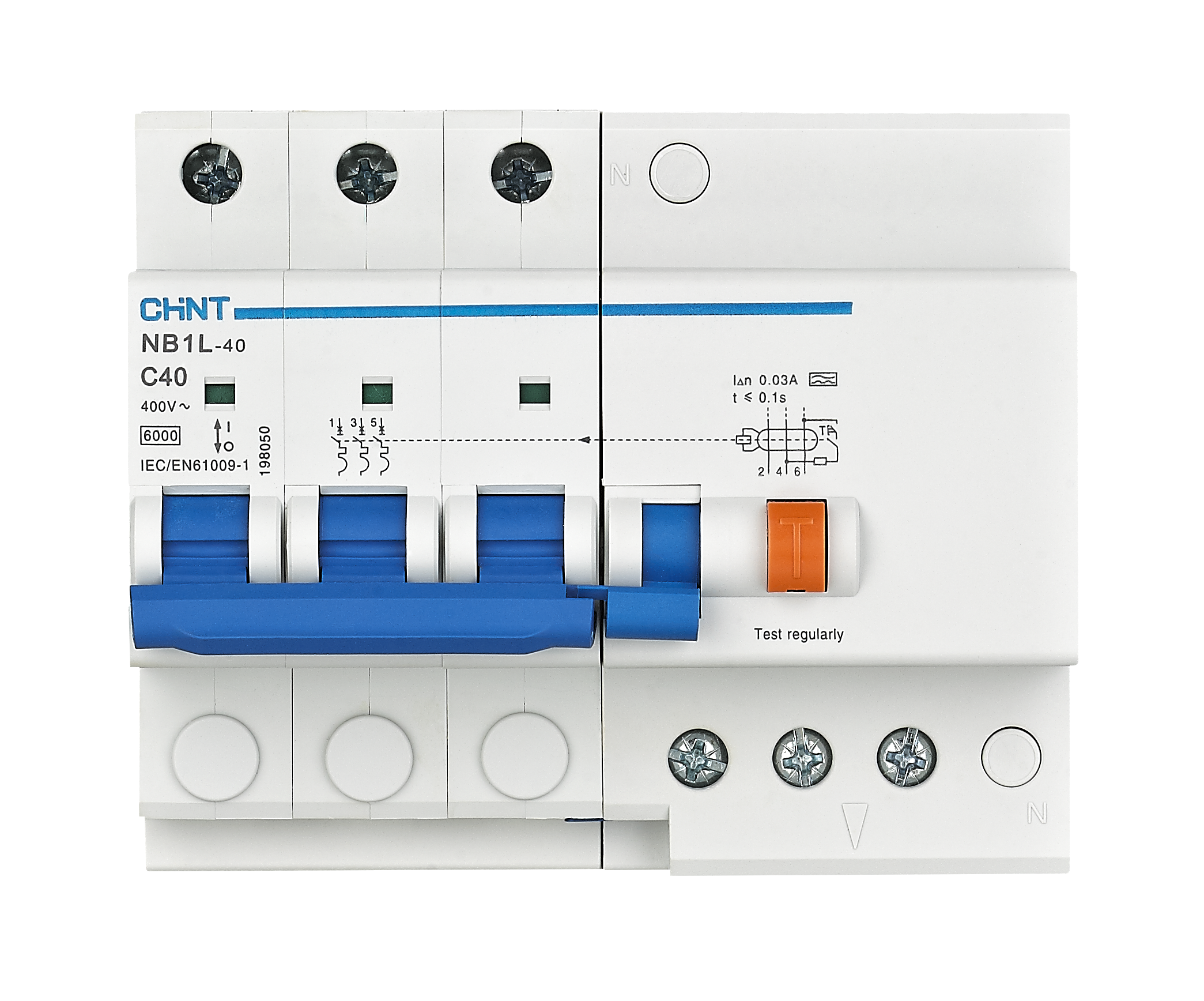 NB1L Residual Current Operated Circuit Breaker with Over-current Protection(Magnetic)