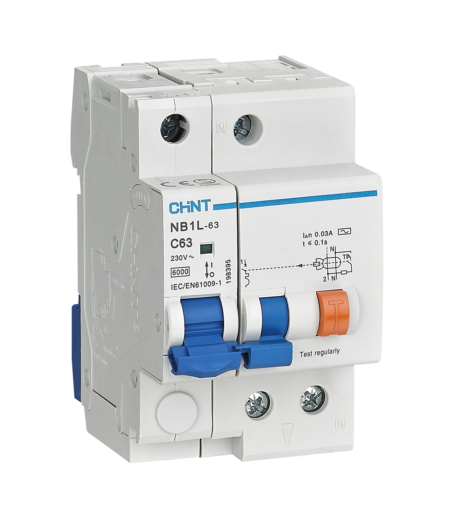 NB1L Residual Current Operated Circuit Breaker with Over-current Protection(Magnetic)