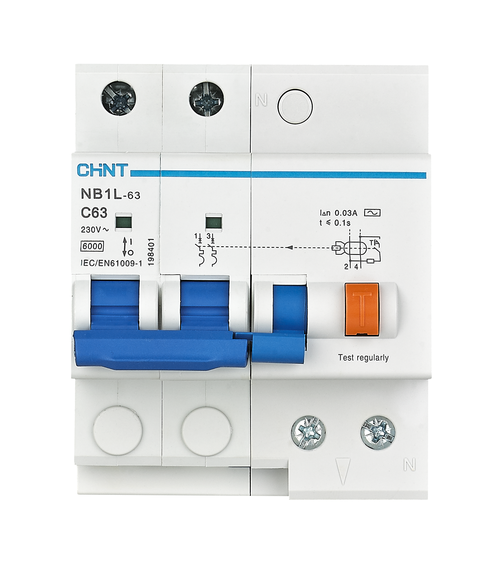NB1L Residual Current Operated Circuit Breaker with Over-current Protection(Magnetic)