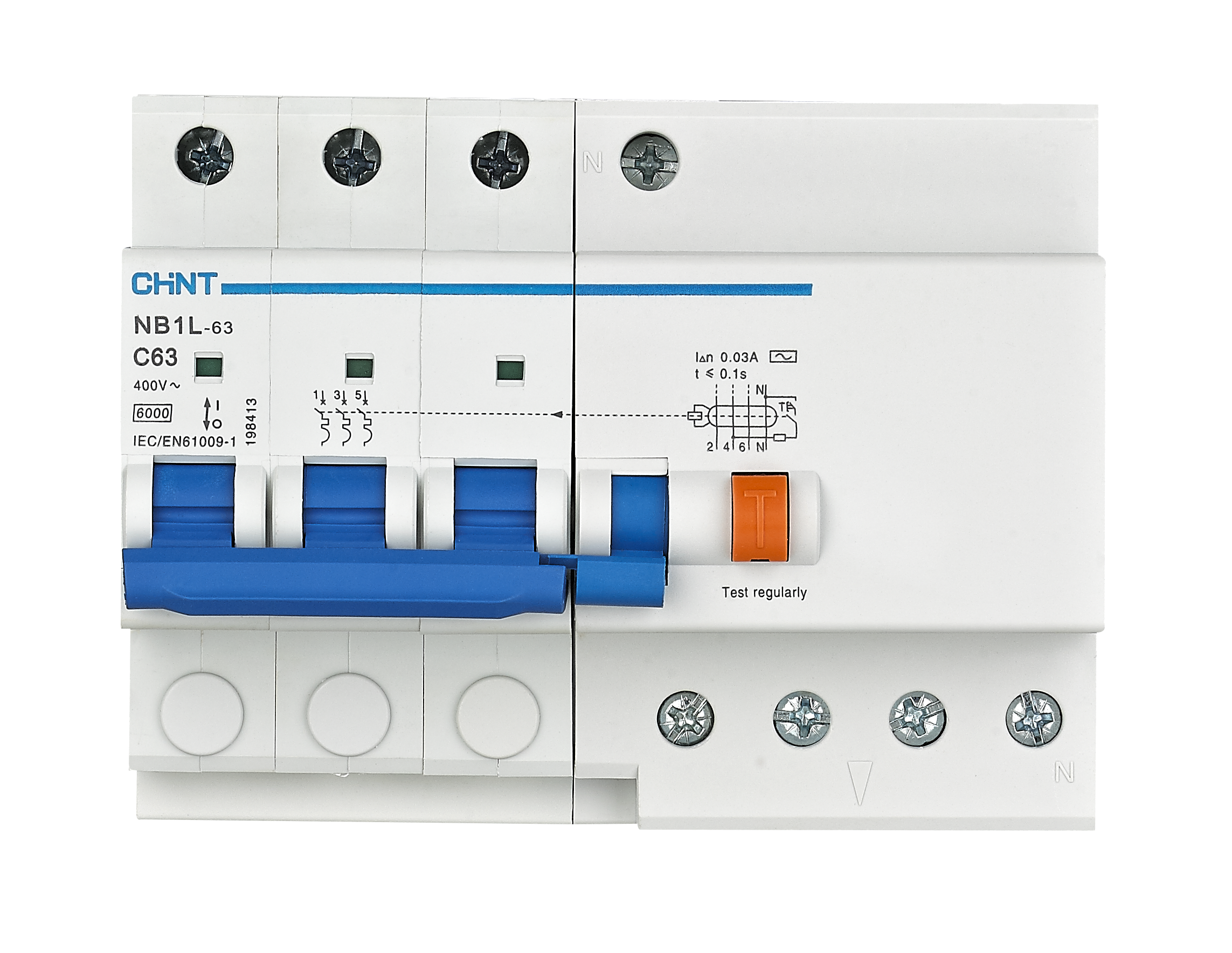 NB1L Residual Current Operated Circuit Breaker with Over-current Protection(Magnetic)