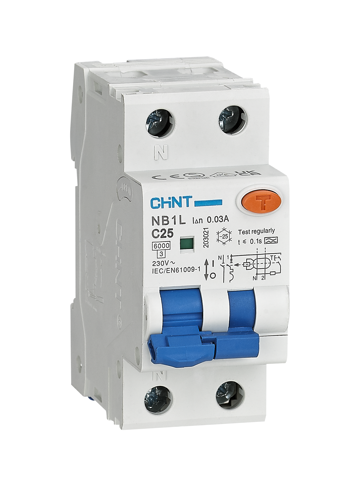 NB1L Residual Current Operated Circuit Breaker with Over-current Protection(Magnetic)