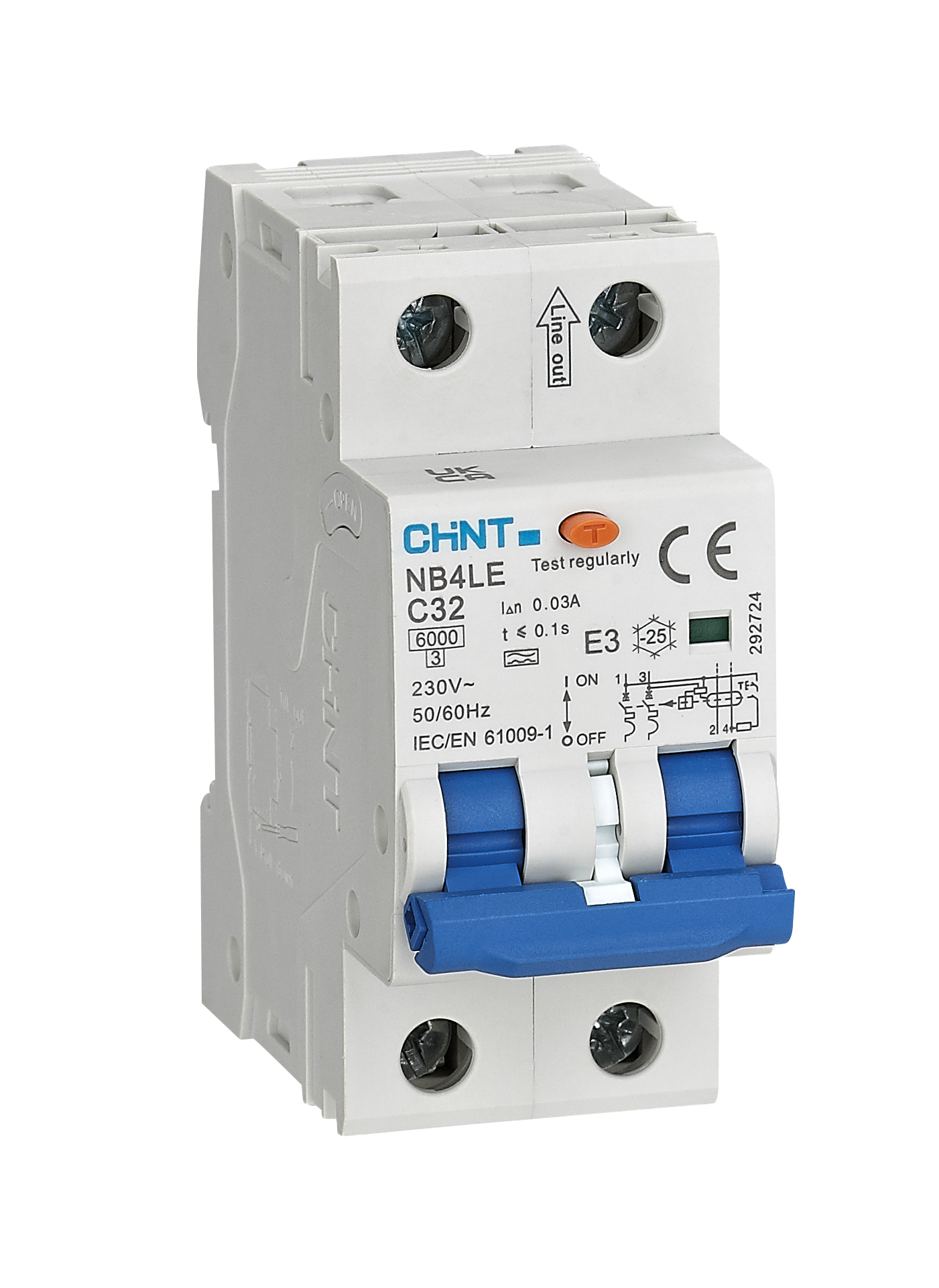 NB4LE Residual Current  Operated Circuit Breaker (Electronic)
