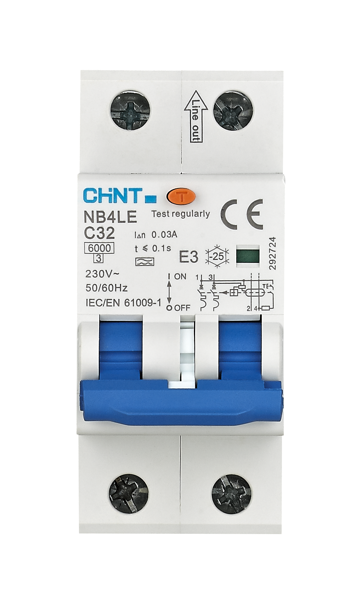 NB4LE Residual Current  Operated Circuit Breaker (Electronic)