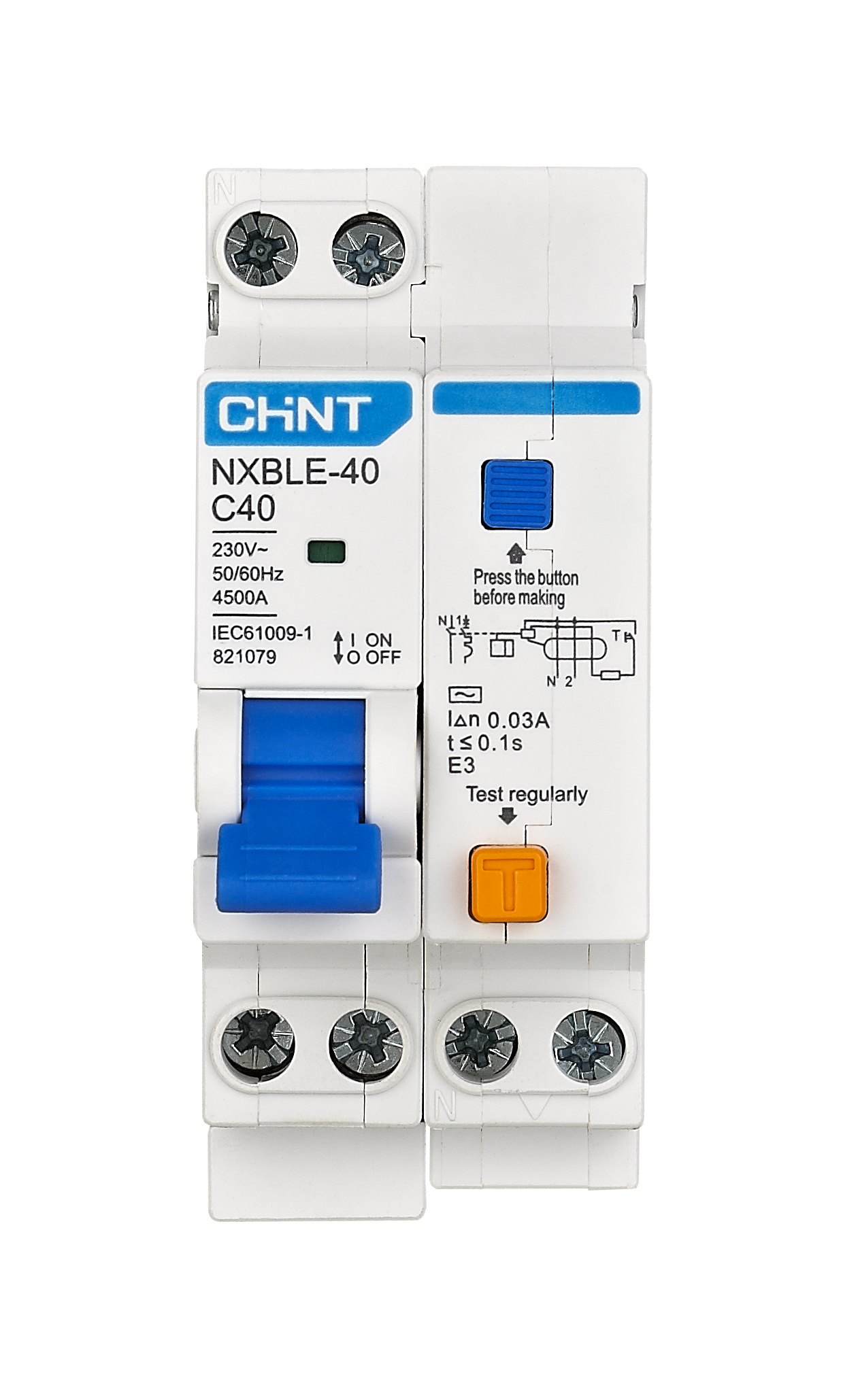 NXBLE-40 Residual Current Operated Circuit Breaker (RCBO)