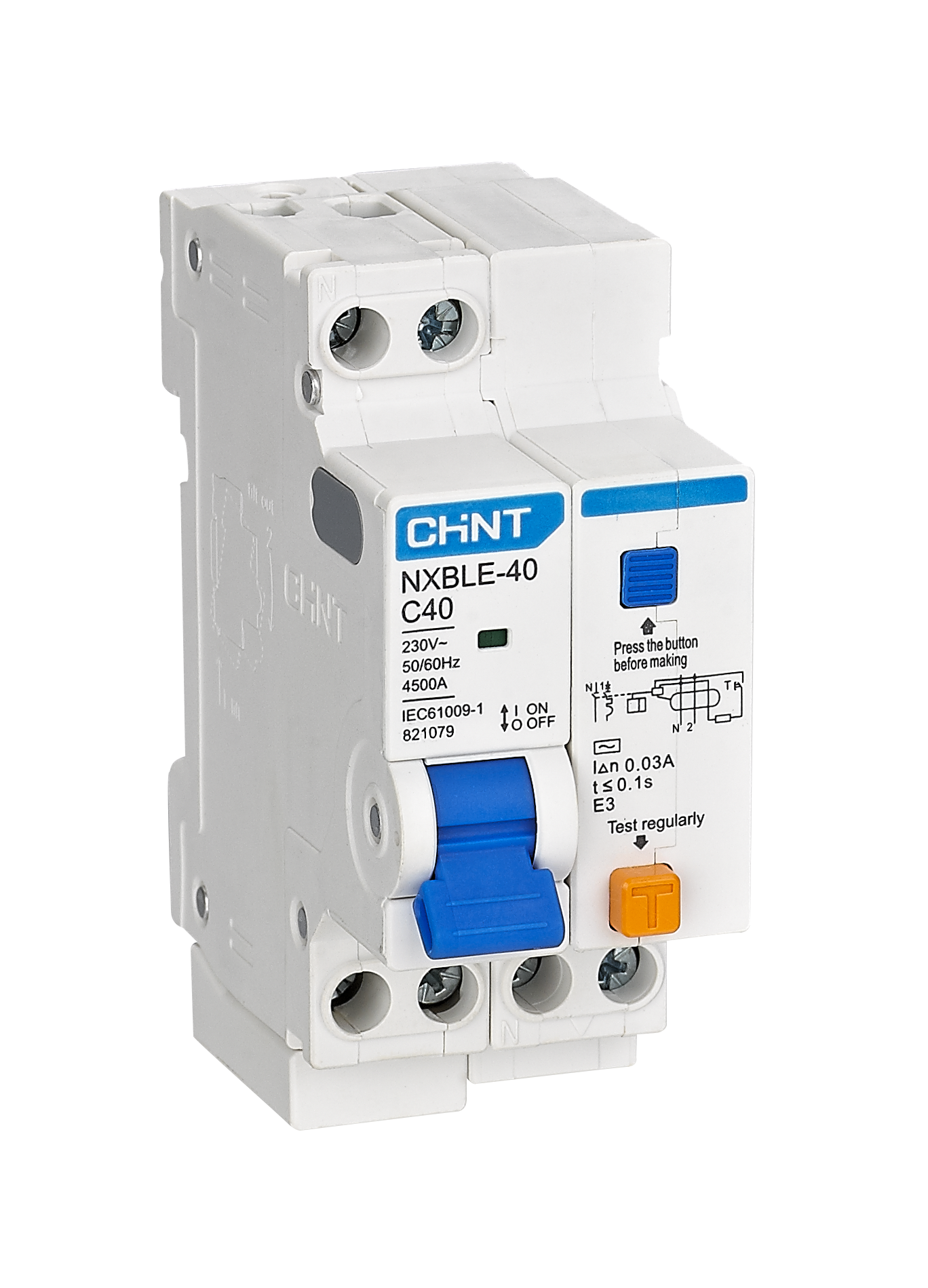 NXBLE-40 Residual Current Operated Circuit Breaker (RCBO)