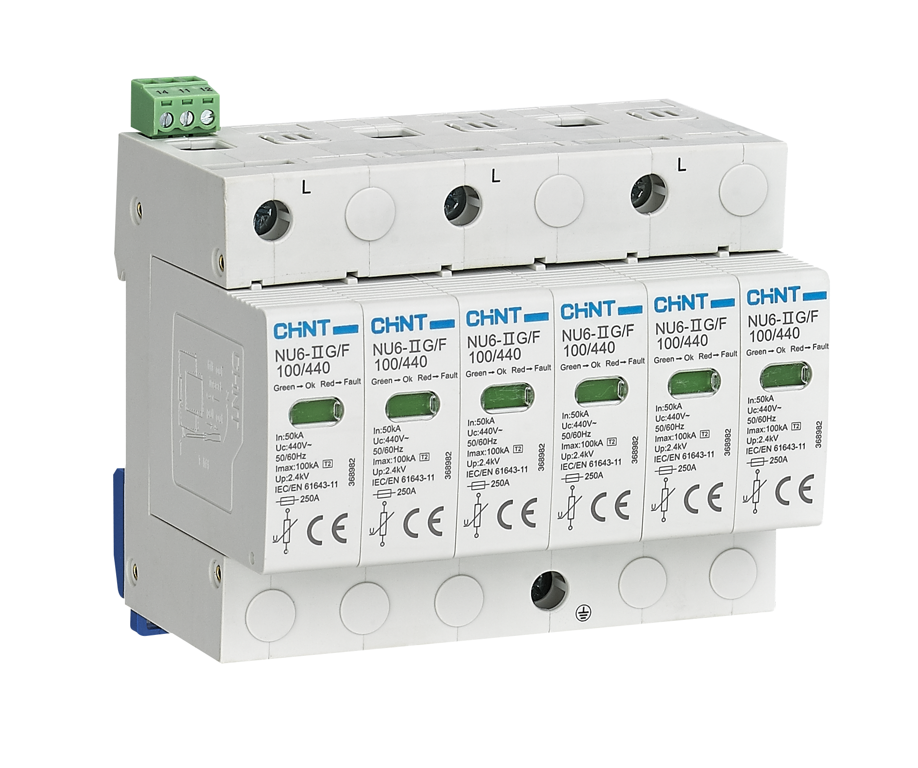 NU6-II-GF-100-440-6P-SPD-2