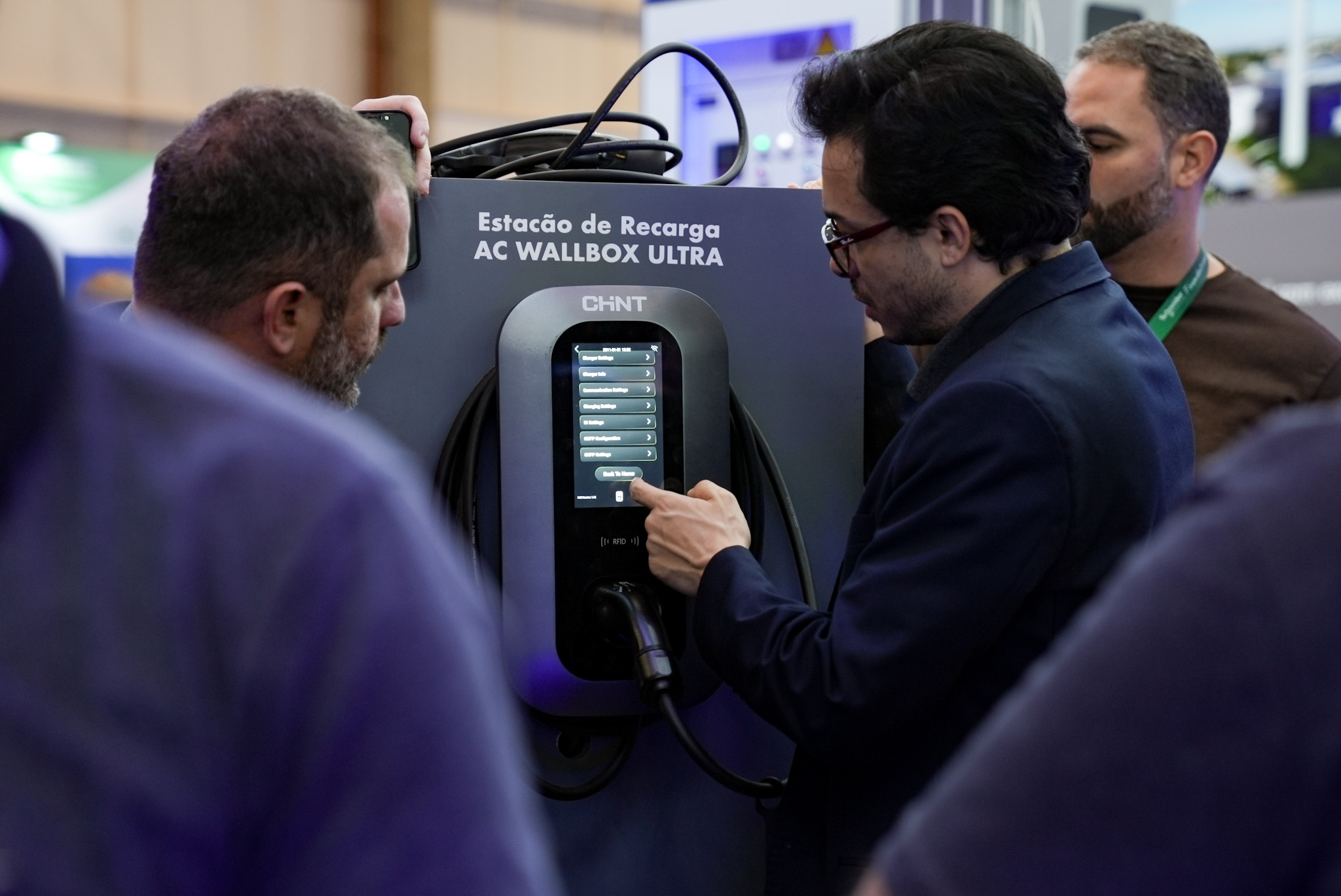 Estação de recarga elétrica de mobilidade da CHINT