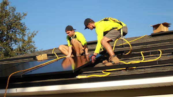 home solar installation