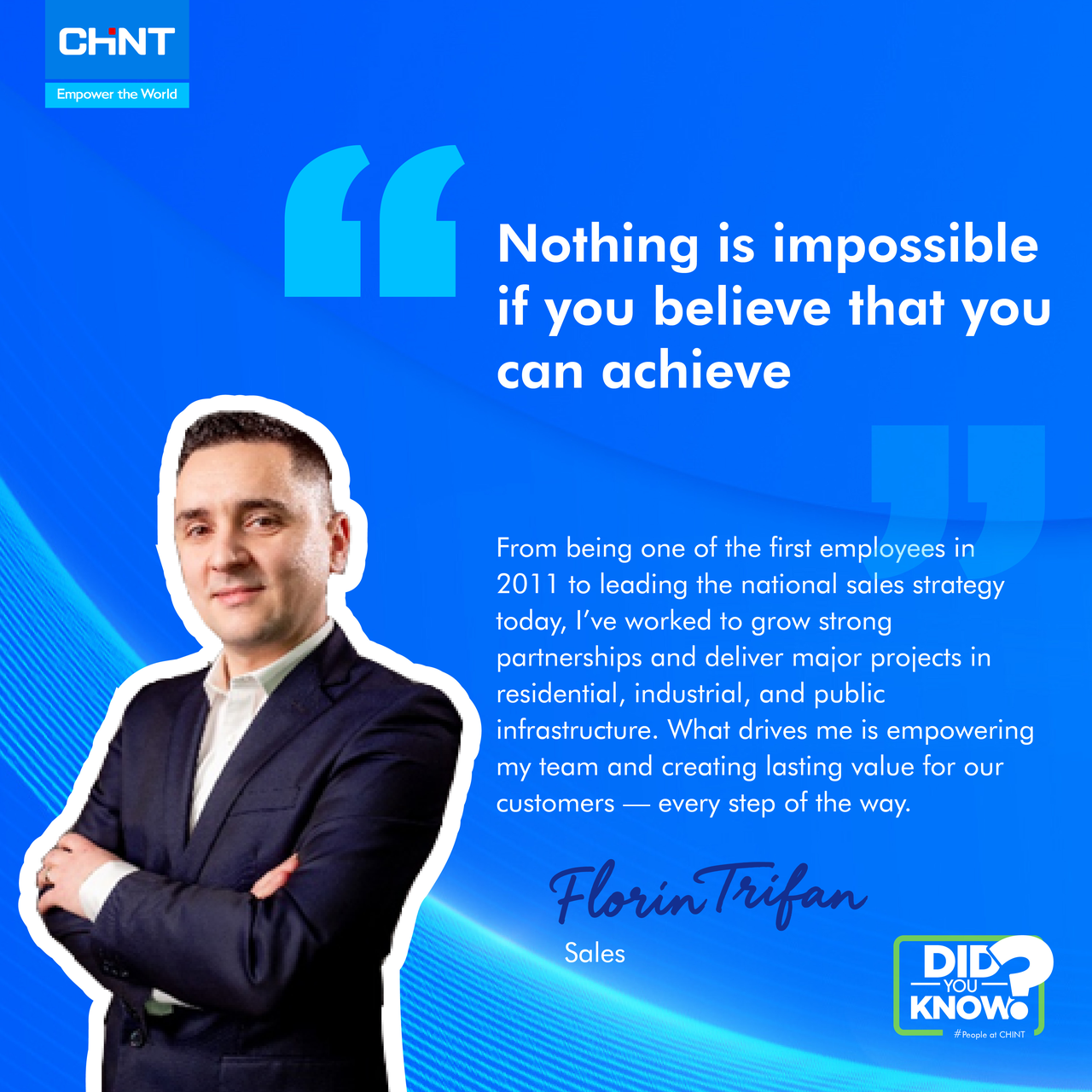 Nothing is impossibleif you believe that youcan achieve