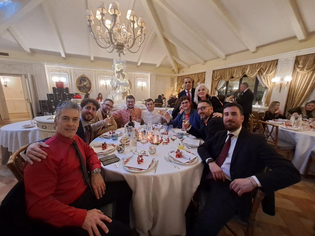 CHINT Italy team gathers for a festive Christmas dinner, celebrating the year’s achievements and strong team connections