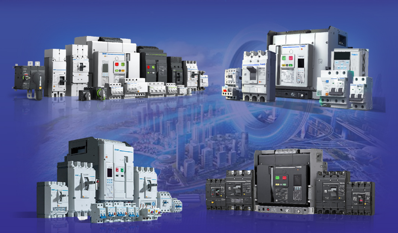 CHINT low-voltage electrical products providing reliable power distribution and protection solutions for modern energy systems