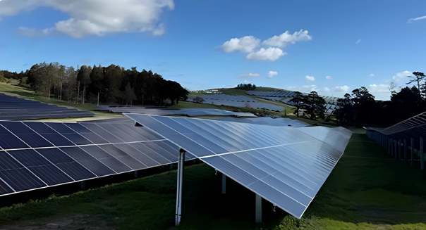 Solar panel installation for green energy project