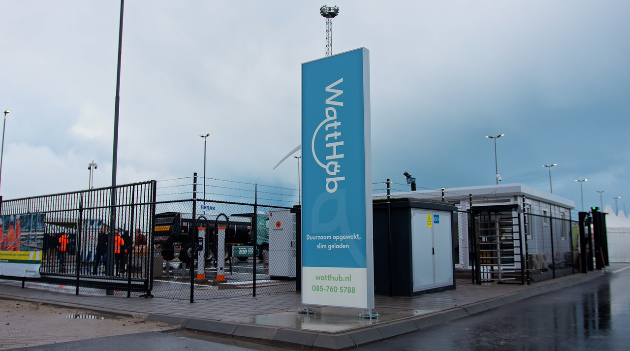 Watthub EV charging station in Rotterdam